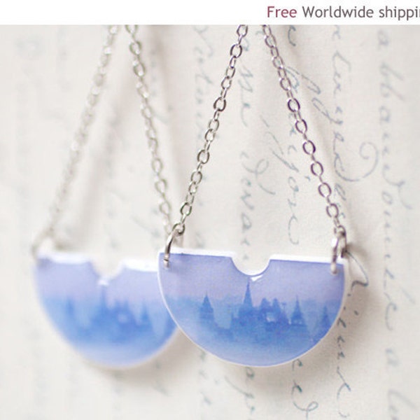 Lilac City earrings  (E044)