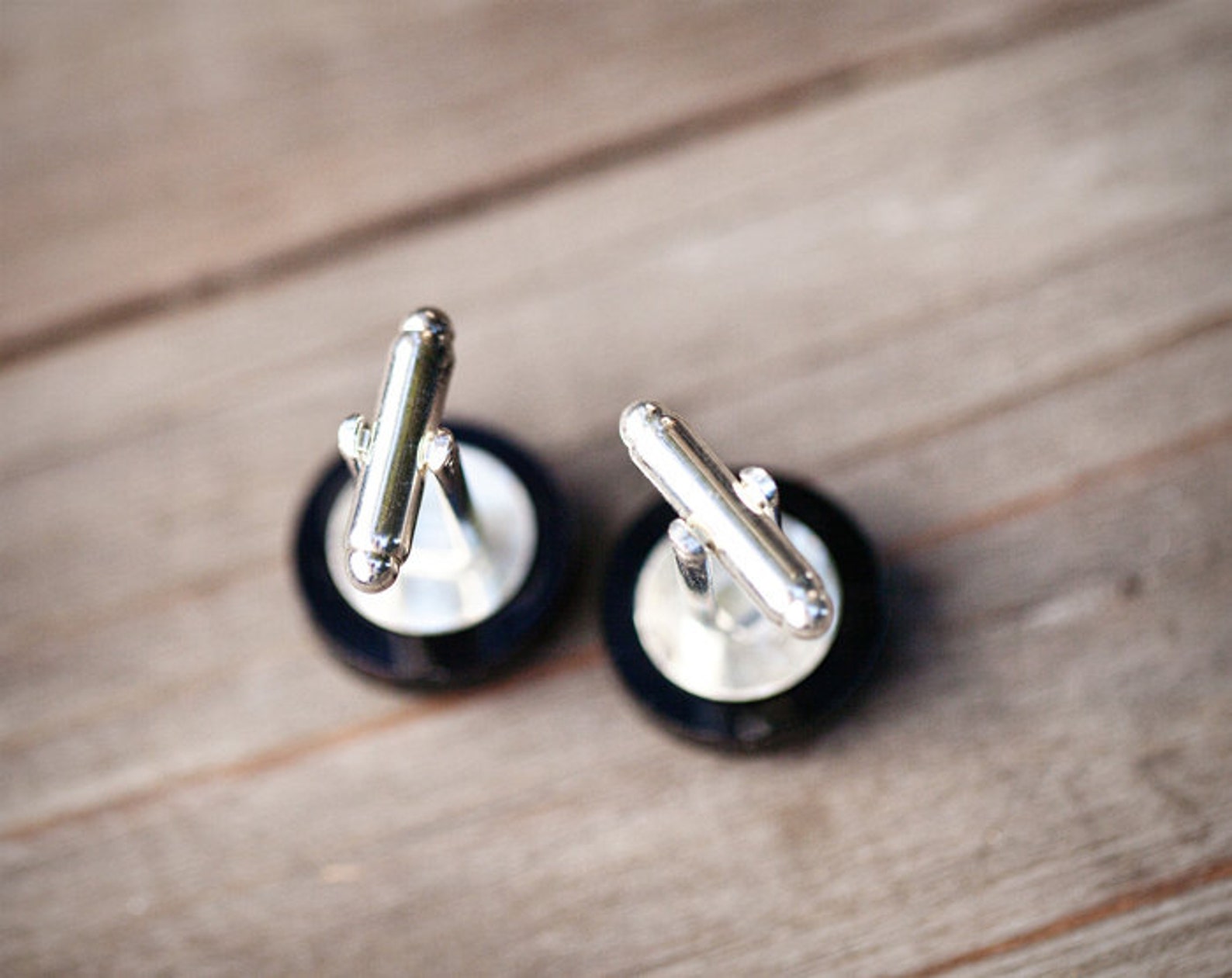 Navy Blue Cufflinks for Groom Galaxy Cufflinks Navy Etsy