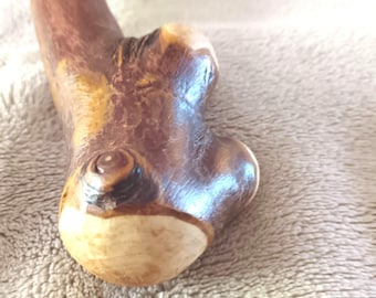 Hand Crafted Blackthorn Walking Stick 42.5 Inches long, One Piece