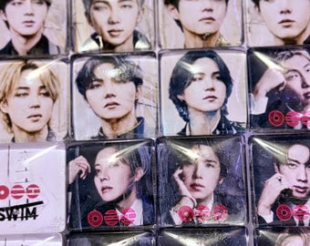 NEW! 2026 SET of 10 Collector Swim or Album Suit picture Magnets, 1.25in x 1.25in Great for Souvenirs or Freebies for the Concert