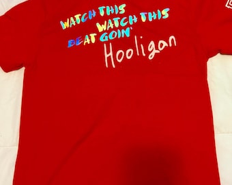 2026 NEW Concert Themed TShirt, RED Hooligan Themed from the Arirang Album, multiple sizes