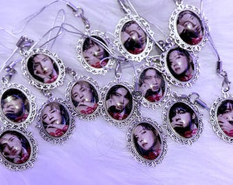 NEW! 2026 Set of 10 Metal Frame Phone Charms of the 7 Members  + 3 Additional, comes with attachment cord, SWIM Photos