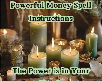 Money Spell Instructions: Wealth & Abundance Ritual (Digital Download)
