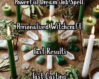 Powerful Job Spell, Fast Results, Fast Casting, Manifest Your Dream Job, career spell, business spell, new job spell, job interview success