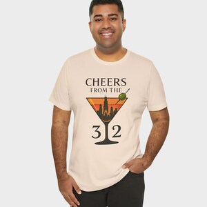Chicago Cheers Unisex Tee, Cocktail Lover Gift, City Pride Shirt, Fun Night Out Tee, Bar Hopping Apparel, Casual Event Top