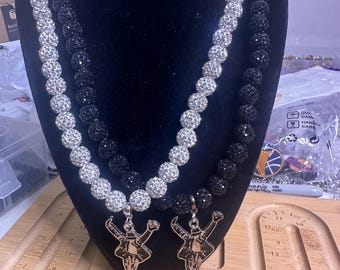 Michael Jackson inspirierte Strass Halskette