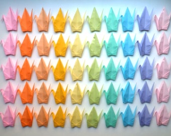 96 Large Origami Paper Cranes Made of 15cm 6 Inches Japanese Chiyogami  Paper 24 Patterns Decoration Ornament Home Party Wedding Art 