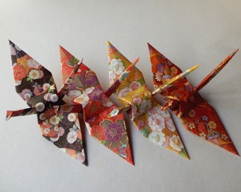 100 Large Origami Cranes Origami Paper Cranes Made of 15cm 6