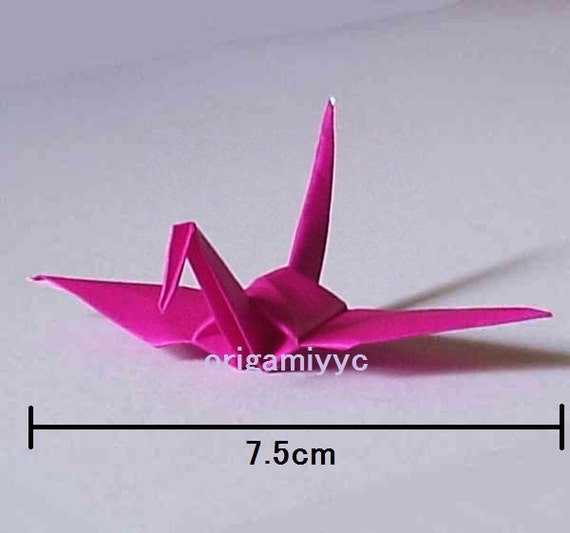 1000 Small Origami Cranes Origami Paper Cranes - Made of 7.5