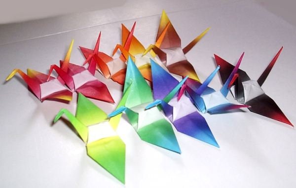 1000 Small Origami Cranes Origami Paper Cranes - Made of 7.5