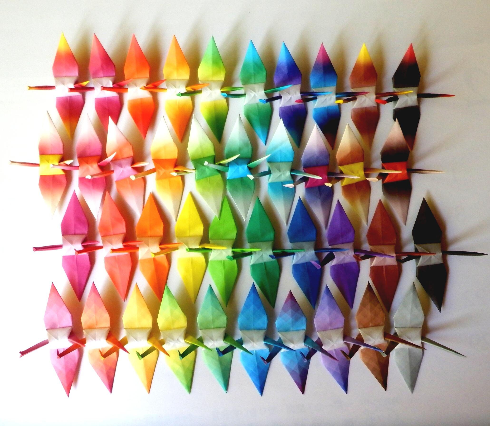1000 Small Origami Cranes Origami Paper Cranes - Made of 7.5
