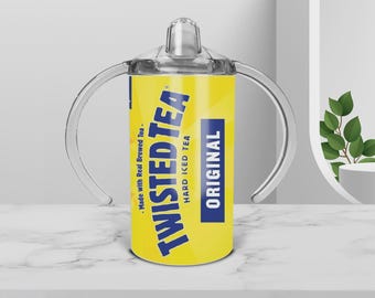 Personalisierte 12 Unzen Schnabeltasse, Schnabeltasse aus Edelstahl mit 2 Deckeln und Strohhalm, Benutzerdefinierte lustige Bier inspirierte Schnabeltasse, Trinkbuddy Schnabeltasse