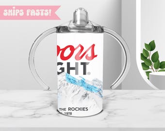 Personalisierte 12 Unzen Schnabeltasse, Schnabeltasse aus Edelstahl mit 2 Deckeln und Strohhalm, Benutzerdefinierte lustige Bier inspirierte Schnabeltasse, Trinkbuddy Schnabeltasse