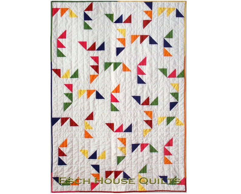 Triangle Maze PDF quilt pattern image 1