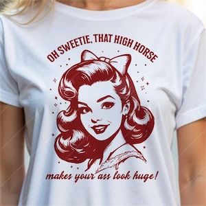 Sarcastic Housewife SVG PNG, Trendy Vintage Sublimation Design, Funny Quotes, Sarcastic Sayings, Retro Housewife Design, Adult Humor Graphic
