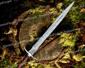 Unique Fathers Day gift  Hand-Forged Viking Sword Replica with Scabbard Decorative Medieval Collectible Men Gifts