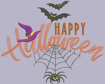 Ręcznik nietoperzowy - Ręcznik haftowany - Ręcznik na Halloween - Wesołego Halloween - - Ręcznik do rąk - Ręcznik kąpielowy - Fartuch - Ręcznik do opuszek palców - Ręcznik kuchenny