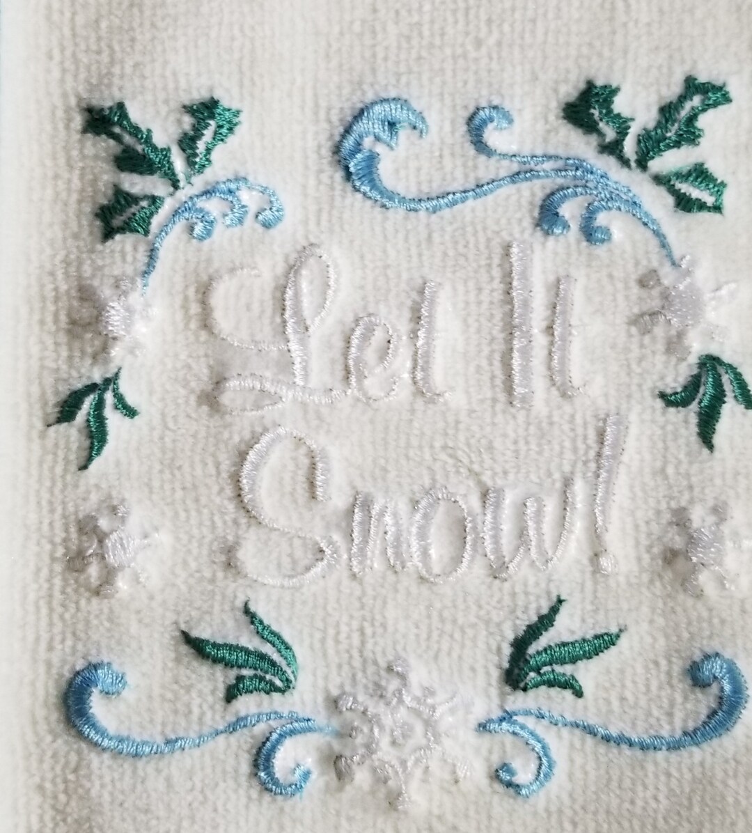 Towel Let It Snow