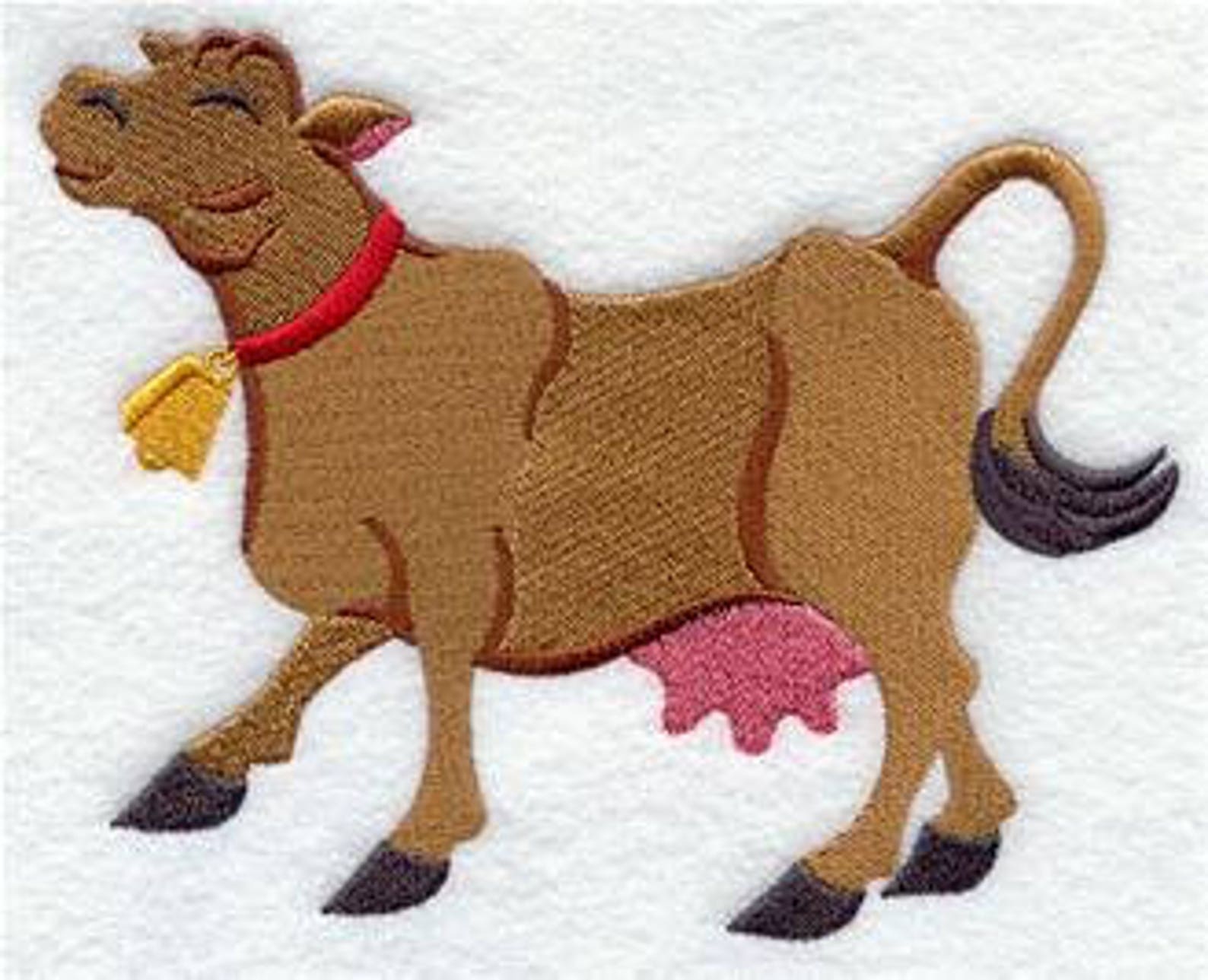 Cow Towel Embroidered Towel Cow Vintage Towel Towel Etsy