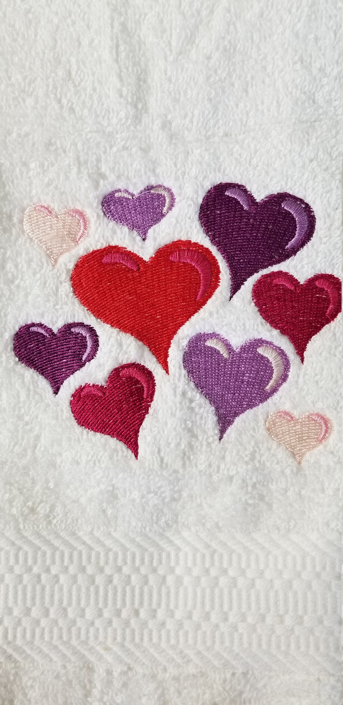 Motocross Girlfriend Heart Towel - 35x60 main image 0