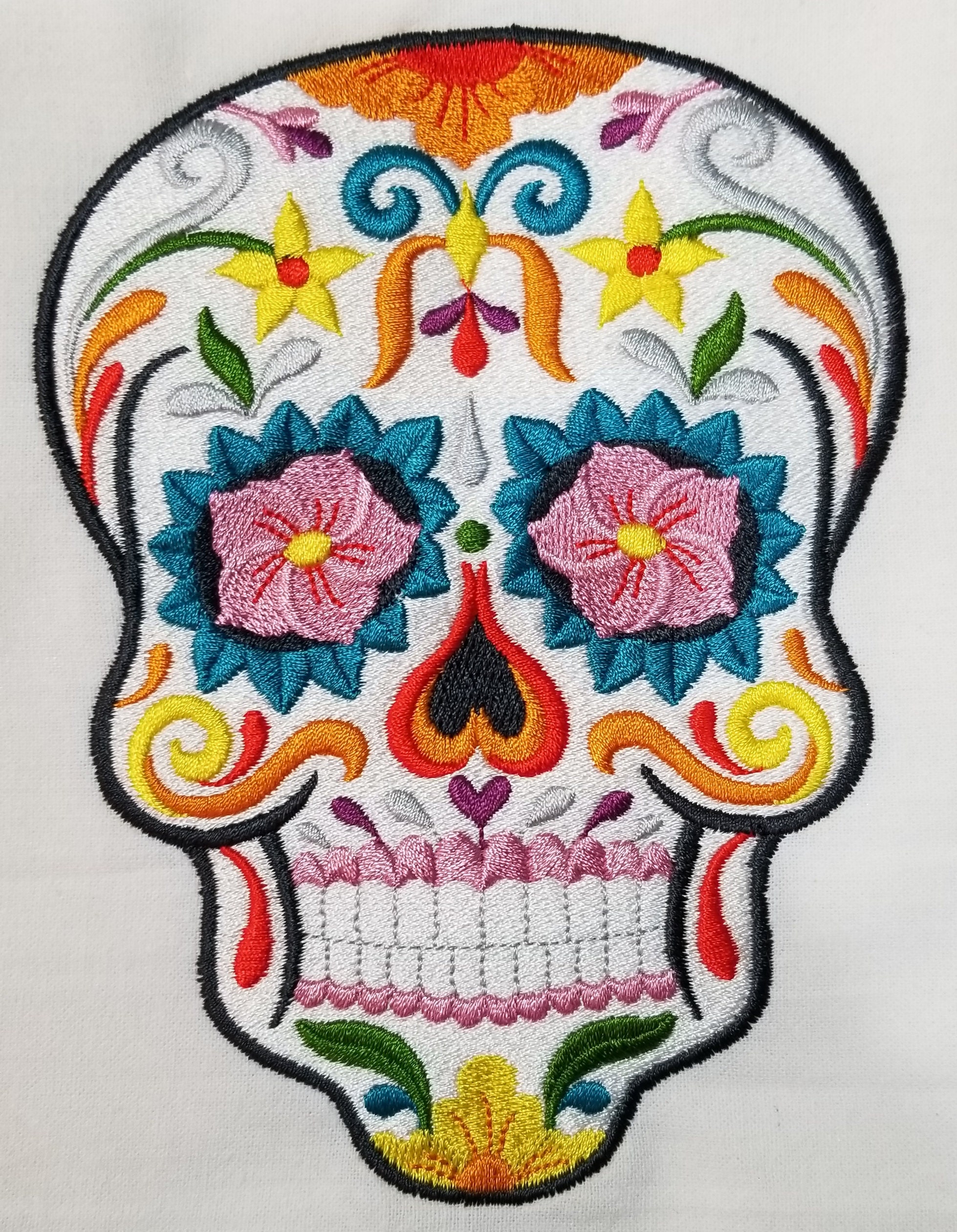 Sugar Skull Bath Towel - Etsy
