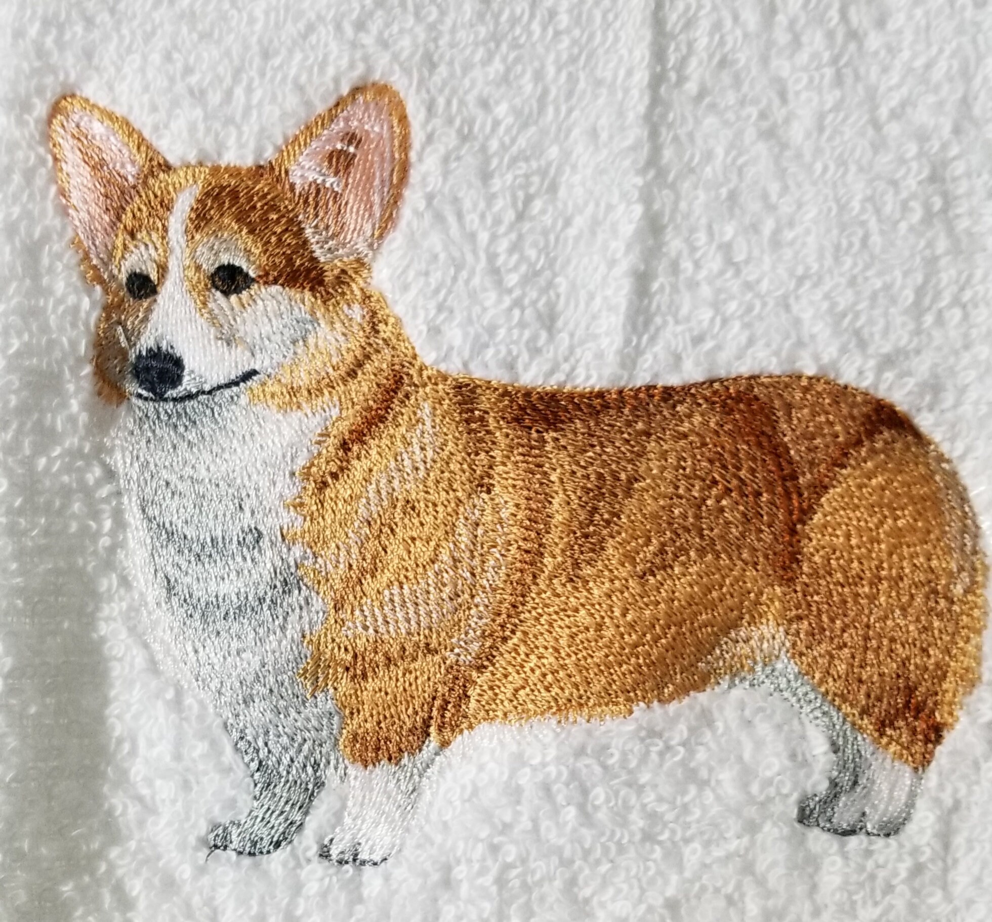 Pembroke Welsh Corgi Graffiti Embroidered T-Shirt – Sew Dog Crazy