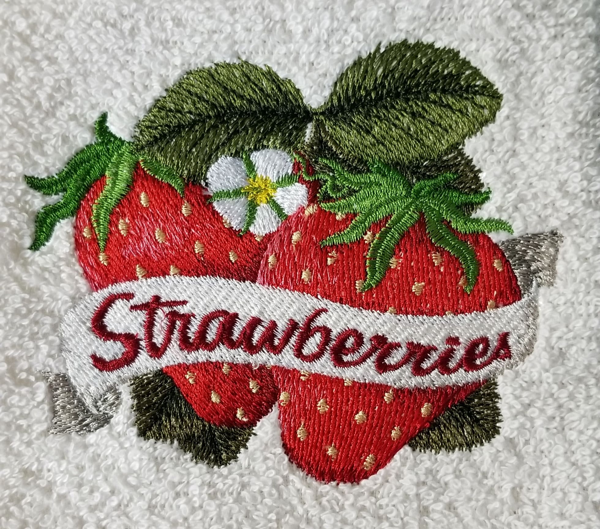 MEIA PATA - Strawberries Print Towel - Red main image 0