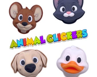 Animal Clicker Fidget Toy, ASMR Toy