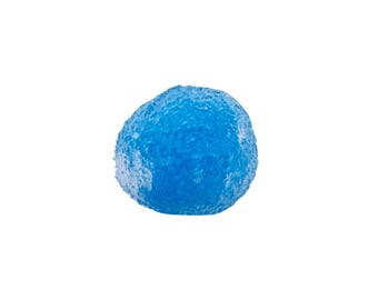 Snowball Slushy Textured Squishy Ball Blue with Coconut Oil Filling Sensory Fidget Toy