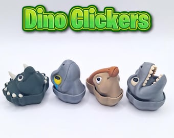 Dinosaur Clicker ASMR Fidget Toys