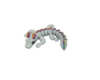 Rainbow Air Dragon Keyring | Fidget Toy for Kids and Adults | Supports ADHD, Stress and Anxiety
