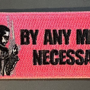 Malcom X Patch Pink
