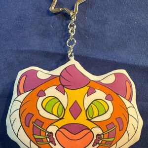 Hypno tiger Plush keychain