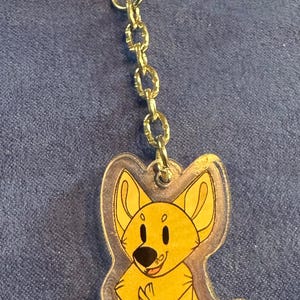 Chihuahua mini akrylowy brelok