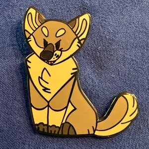 Wolf Emaille Pin