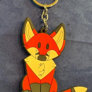 Gumowy brelok Fox