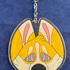 Brelok akrylowy Hypno Corgi