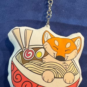 Ramen Shiba inu Plush keychain