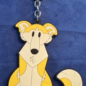 Brelok gumowy Borzoi