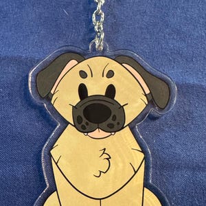 Brelok akrylowy Mops