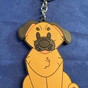 Porte-clés en caoutchouc carlin