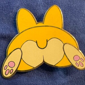 Corgis Hintern Emaille Pin