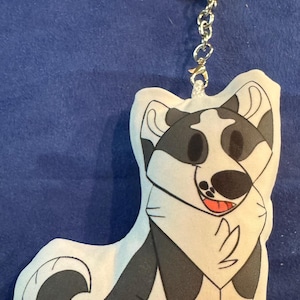 Husky Plush keychain