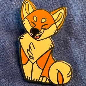 Shiba Inu Emaille Pin