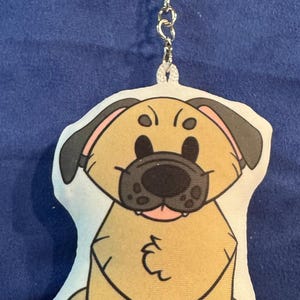 Pug Plush keychain