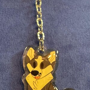 Brelok akrylowy Husky mini