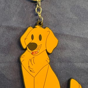 Brelok gumowy Golden Retriever