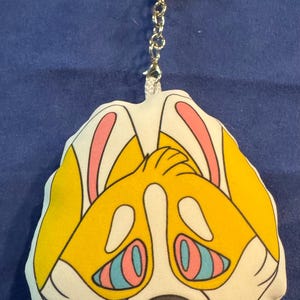 Hypno corgi Plush keychain