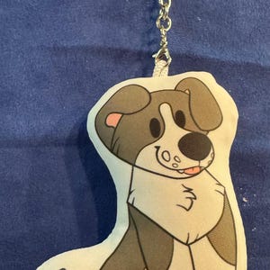 Pitbull Plüsch Schlüsselanhänger