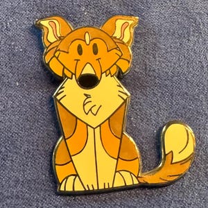 Rough collie Enamel pin